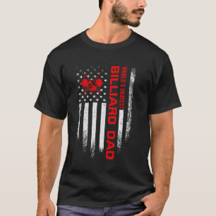 T-shirt Vintage Usa Drapeau Monde S Okayest Pool Billard S