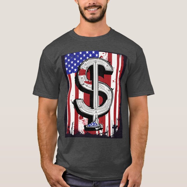 T-shirt vintage USA - Style classique américain (Devant)