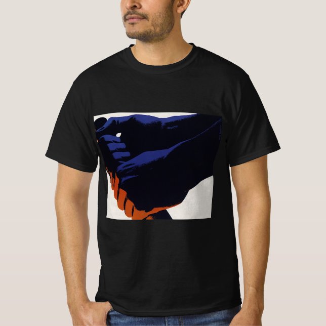 T-shirt Vintage usine, production manufacturière (Devant)