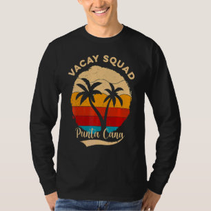 T-shirt Vintage Vacay Squad Punta Cana Vacances d'Été Fri