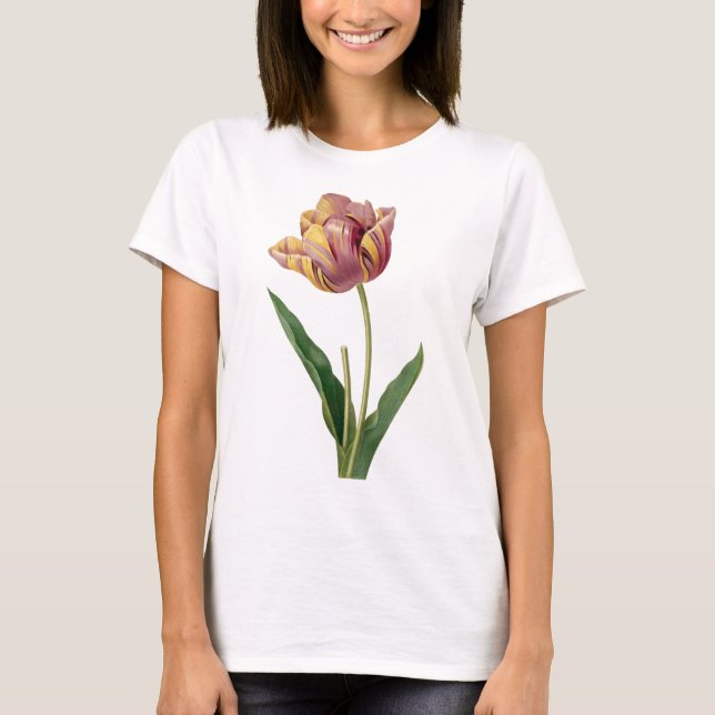 T-shirt Vintage Varié Tulip Pastels (Devant)