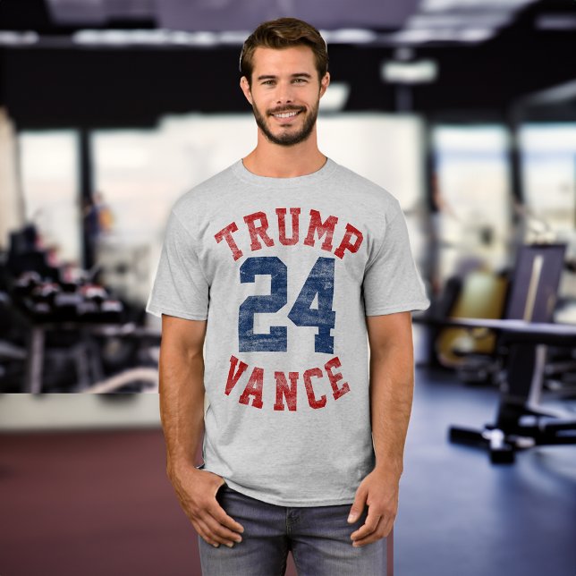 T-shirt Vintage Varsity Trump Vance 2024 (trump vance 2024 vintage tshirt)