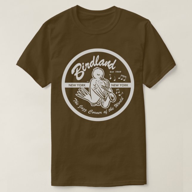 T-shirt Vintage Venue Birdland Jazz Club Triblend (Design devant)