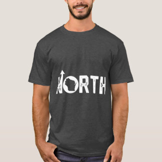 T-shirt Vintage vers le nord du Wisconsin Texte en détress