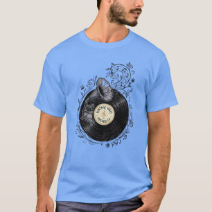 T-shirt Vintage Vibes Record Co Gramophone