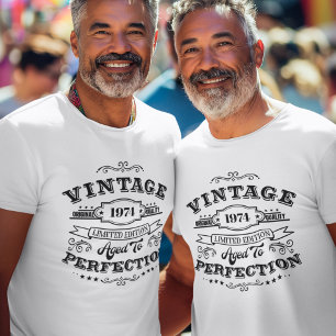T-shirt Vintage vieilli à la perfection
