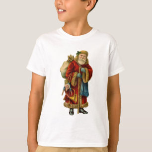 T-shirt Vintage Vieux Monde Noël Père Noël