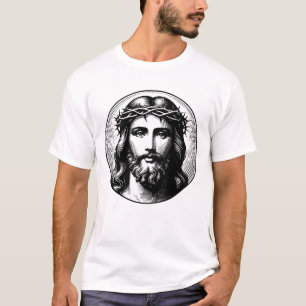 T-shirt Vintage visage de Jésus