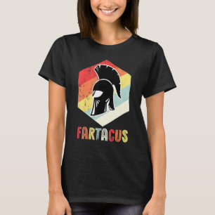 T-shirt Vintage Voici Fartacus Fart Grecs Dieux Romains