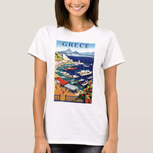T-shirt Vintage voyage Athènes Grèce