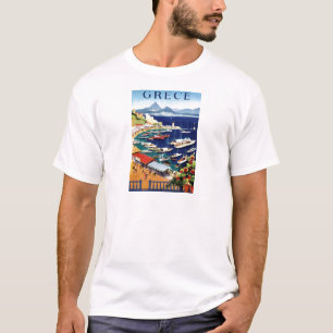 T-shirt Vintage voyage Athènes Grèce
