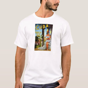T-shirt Vintage voyage de danseuse cubaine