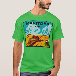 T-shirt Vintage voyage du Manitoba Canada