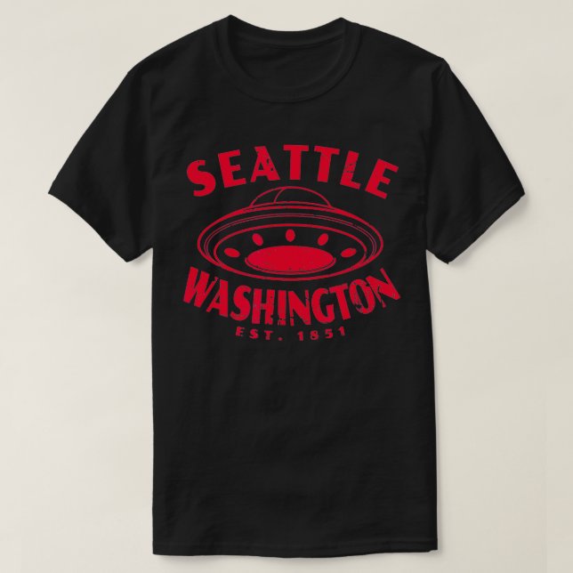 T-shirt Vintage voyage Seattle Washington Souvenir (Design devant)