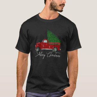 T-shirt Vintage Wagon Christmas Tree On Car Xmas Vacation