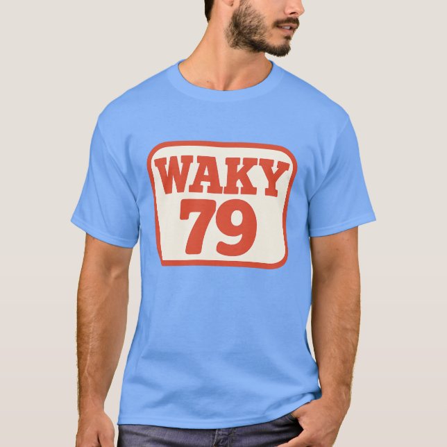 T-shirt Vintage WAKY 79, Kentucky (Devant)