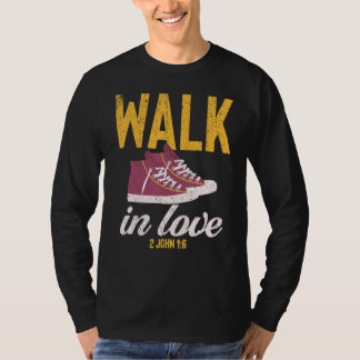 T-shirt Vintage Walk In Love Christian