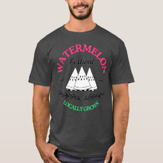 T-shirt Vintage Watermelon Crown Festival 1954 Retro Fruit