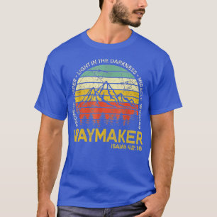 T-shirt Vintage Waymaker Promise Keeper Miracle Worker Chr