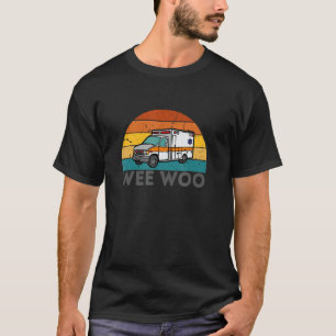 T-shirt vintage Wee Woo Ambulance AMR Funny EMS EMT Parame
