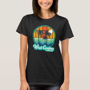 T-shirt Vintage West Covina Californie Été 90s Plage So