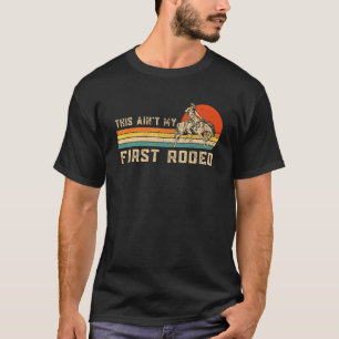 T-shirt Vintage Western À Cheval Campagne C'est Pas Ma Pre