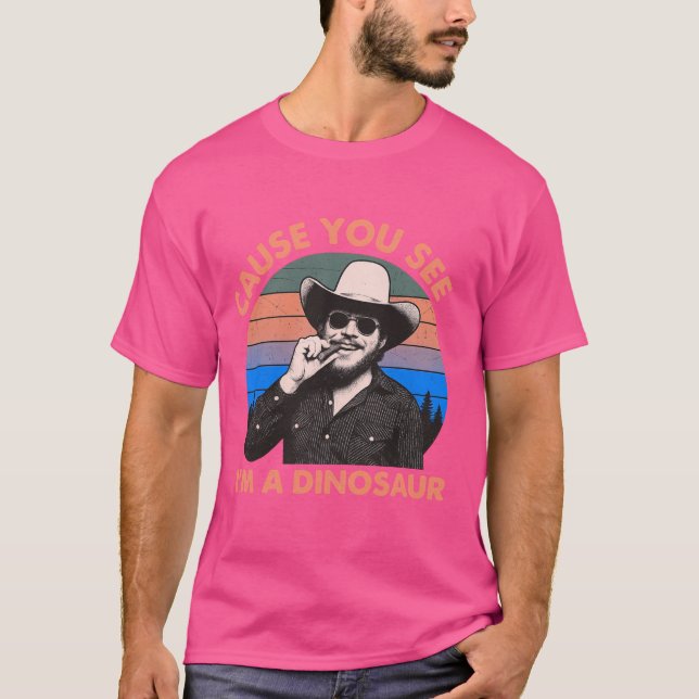 T-shirt Vintage Western Funny Graphic Tee (Devant)