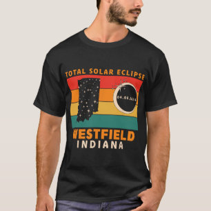 T-shirt Vintage Westfield Indiana Total Solar Eclipse 2024