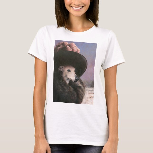 T-shirt vintage Whippet Lady (Devant)