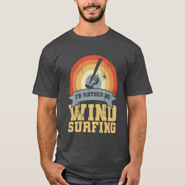 T-shirt Vintage Windsurfing Quote boy (Devant)