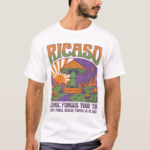 T-shirt Vintage World Tour 1978 Ricaso Cosmic Fungus Tour