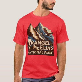 T-shirt Vintage Wrangell St Elias Parc national Eagle TShi
