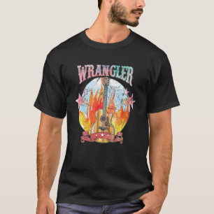 T-shirt Vintage Wrangler Guitar Tour Légendes musicales Li