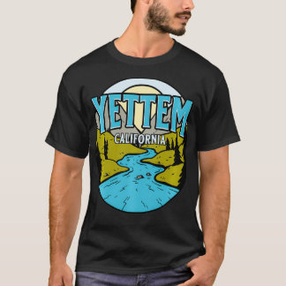 T-shirt Vintage Yettem, California River Valley Souvenir P