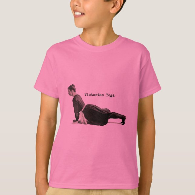 T-shirt Vintage Yoga Woman Up Chien Antique (Devant)