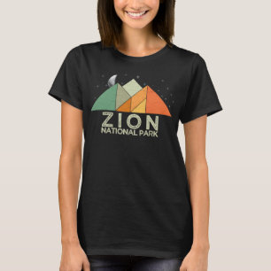 T-shirt Vintage Zion National Park Night Sky
