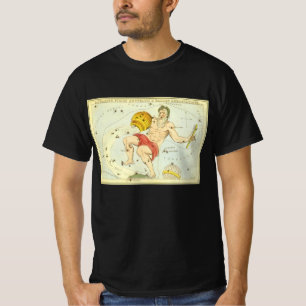 T-shirt Vintage Zodiaque, Astrologie Constellation du Vers