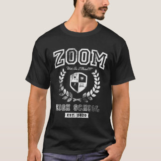 T-shirt Vintage Zoom High School Distance Learning Funky 2
