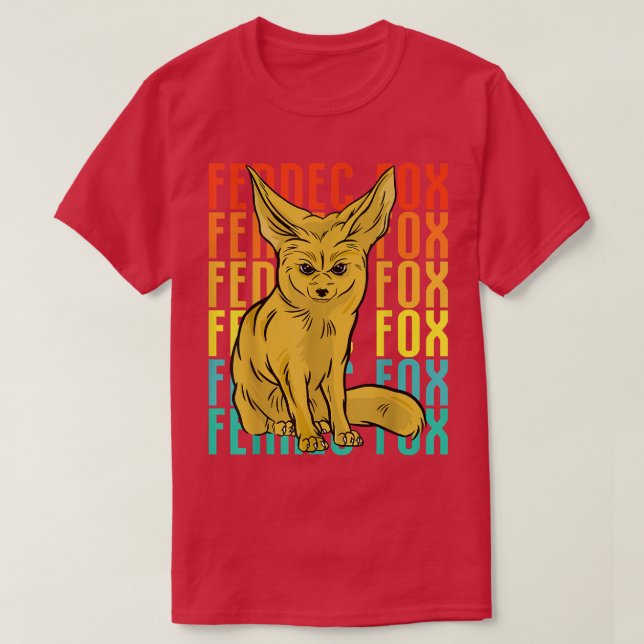 T-shirt Vintages Foes Fennec Fo (Design devant)