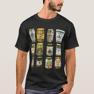 T-shirt Vintages Pochettes en conserve Pickle Lovers Pickl