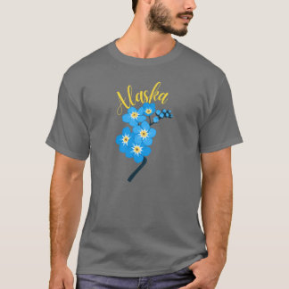 T-shirt VintageStyle Alaska Alpine NeM'oubliezPas Texte Ja