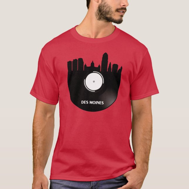 T-shirt Vinyl Des Moines (Devant)