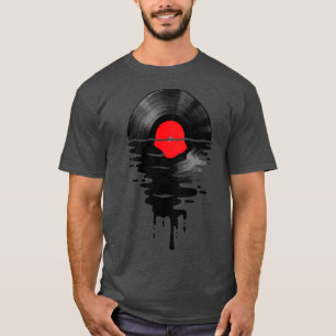 T-shirt Vinyl LP Music Record Sunset Red Baby Bodysuit