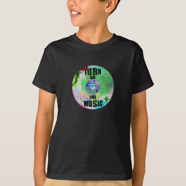 T-shirt Vinyl Music (Devant)