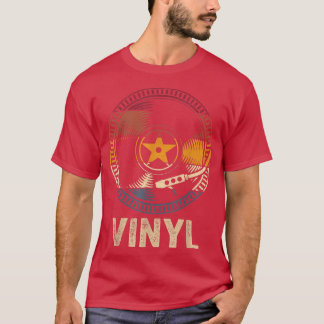 T-shirt Vinyl Music Records Shirt Vintage Retro Vinyl Reco
