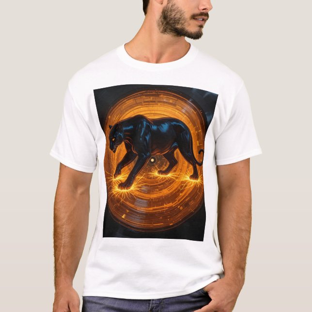 T-shirt Vinyl Panther (Devant)