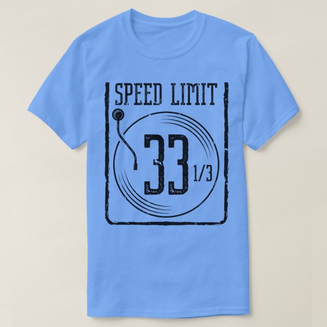T-shirt Vinyl Record Player 33 LP Vinyl Records (Design devant)