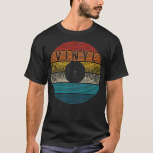 T-shirt Vinyl Record Vintage Retro DJ Cadeau