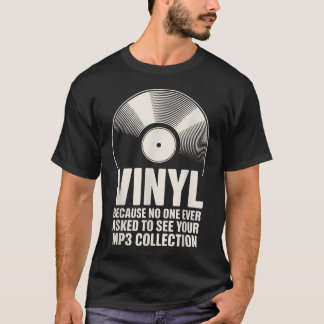 T-shirt Vinyle cool d'art pour amateur de musique Dj Vinyl
