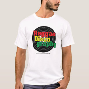 T-shirt Vinyle de discographie de reggae